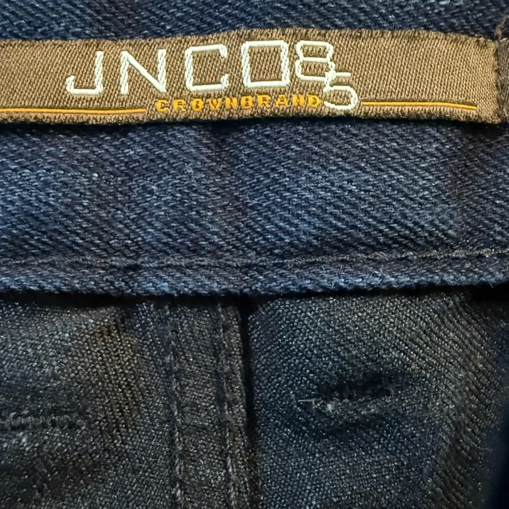 Vintage JNCO 85 men’s 30x30 Crown brand blue jeans straight leg embroidered